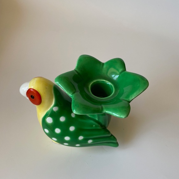 Fitz & Floyd Parrot Shaped Candleholder Vintage 1979 SCARCE - Picture 5 of 10